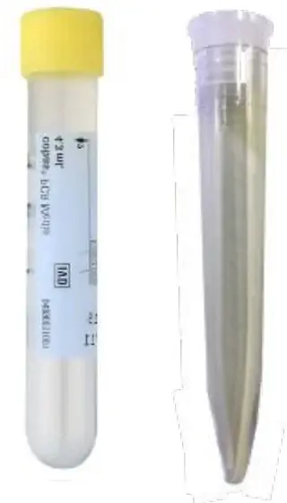 Yellow-capped and white-capped containers
