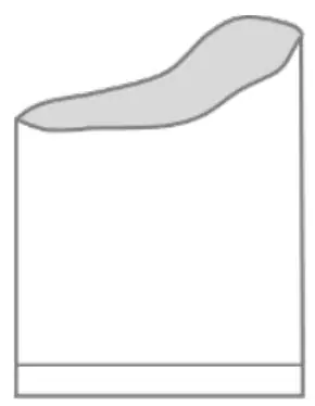 Paper cup for gargle sample