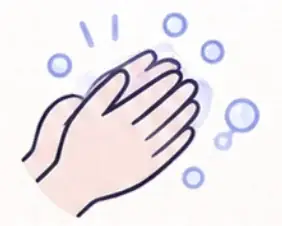 Washing hands